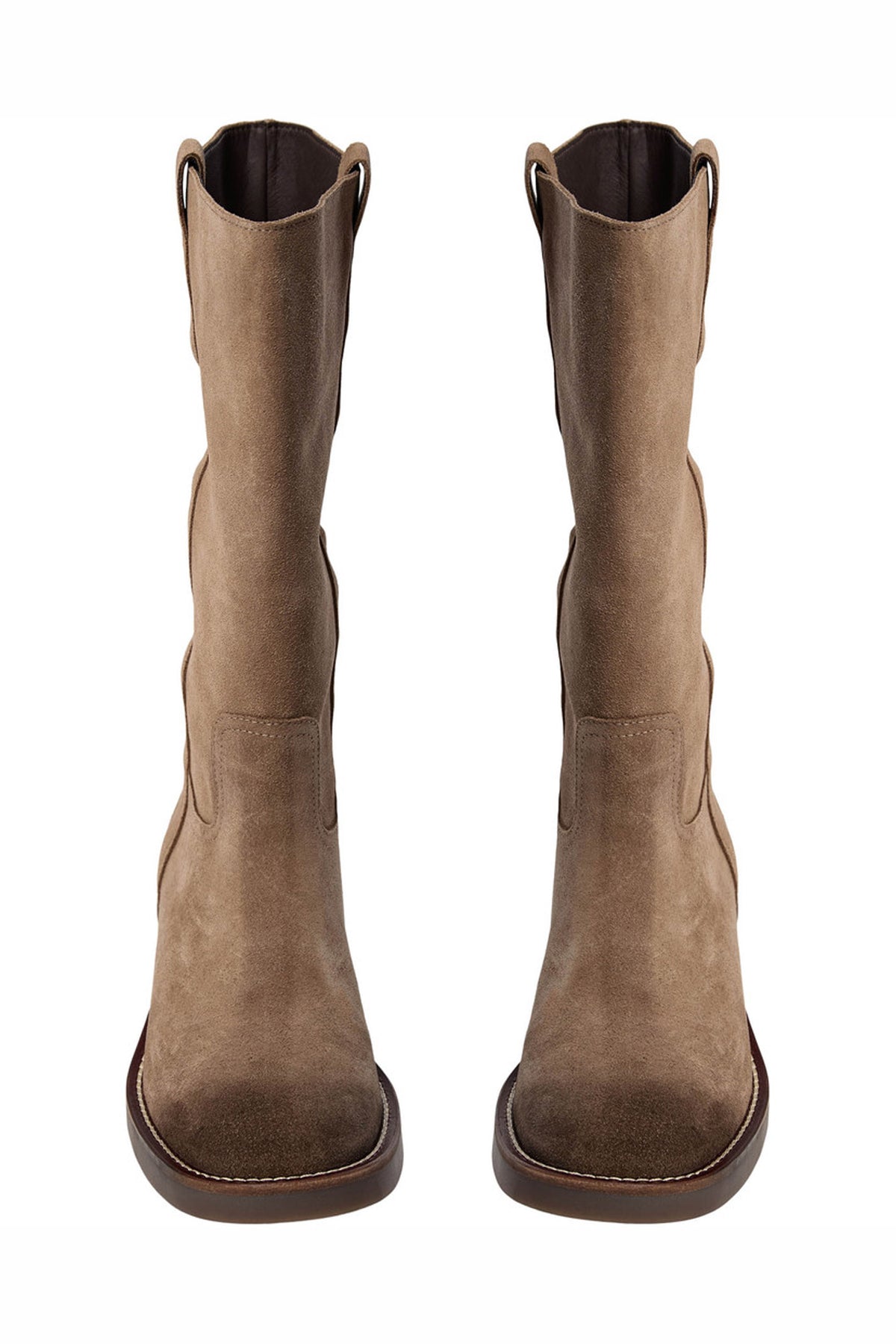 JULIANESW SUEDE BOOT 7042 Dark sand - T491