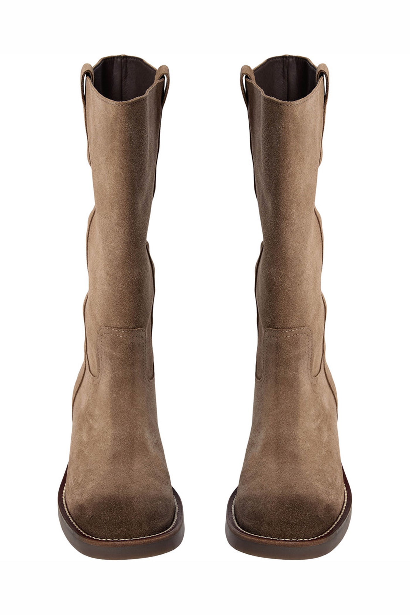 JULIANESW SUEDE BOOT 7042 Dark sand - T491