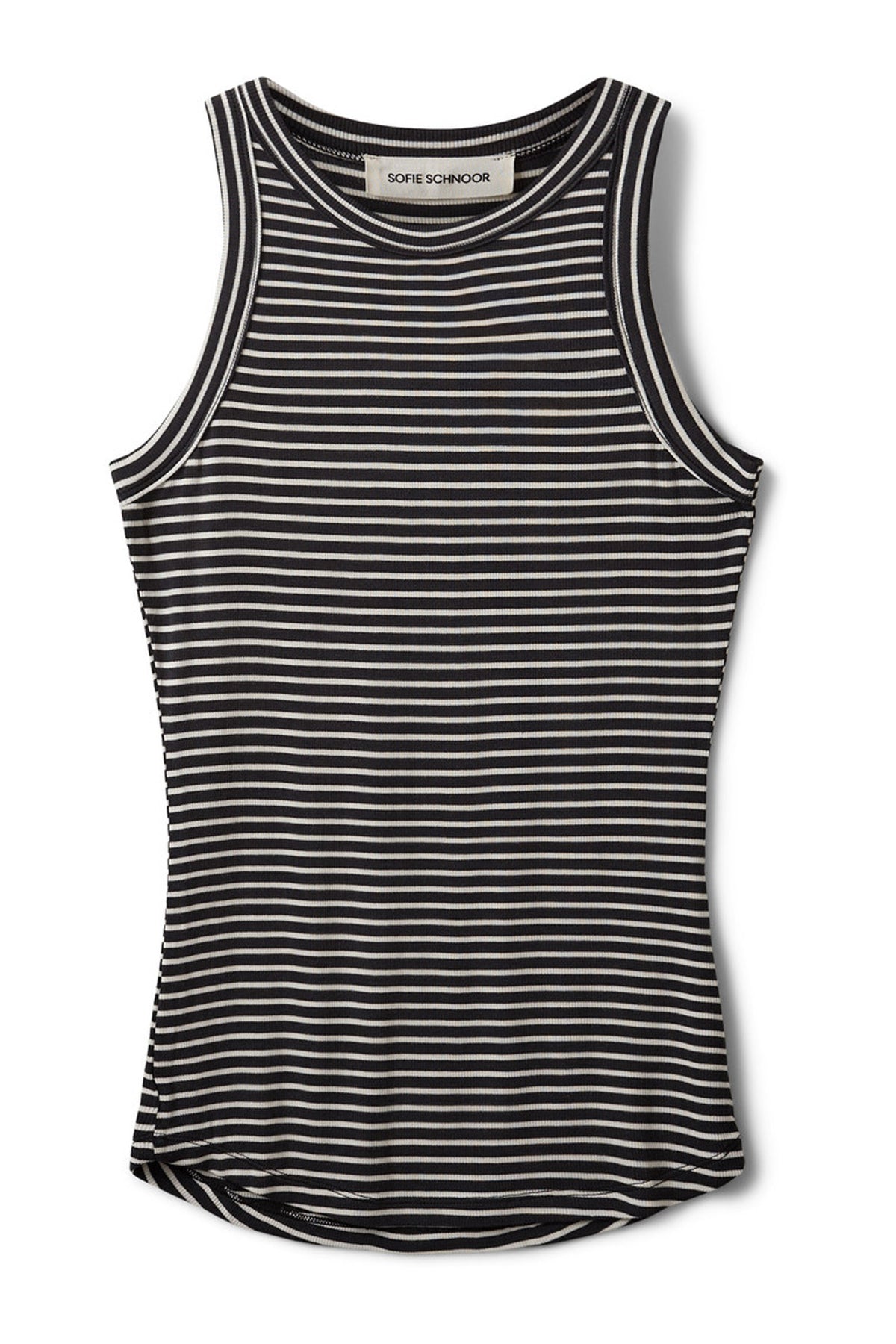 JULLIESW STRIPE TOP 1017 Black striped - SNOS740