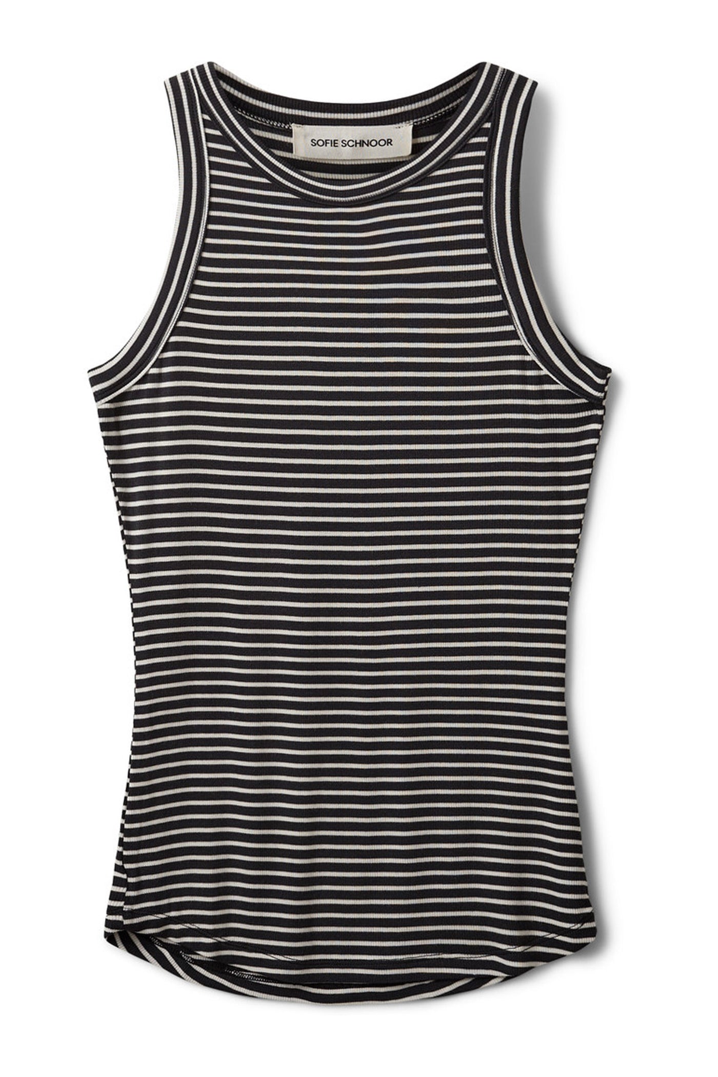 JULLIESW STRIPE TOP 1017 Black striped - SNOS740