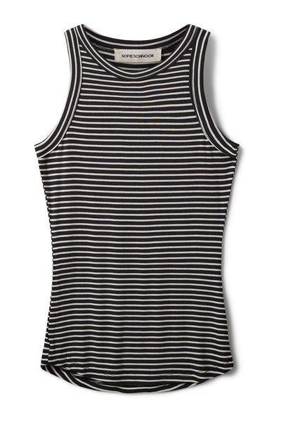 JULLIESW STRIPE TOP 1017 Black striped - SNOS740 Thumbnail