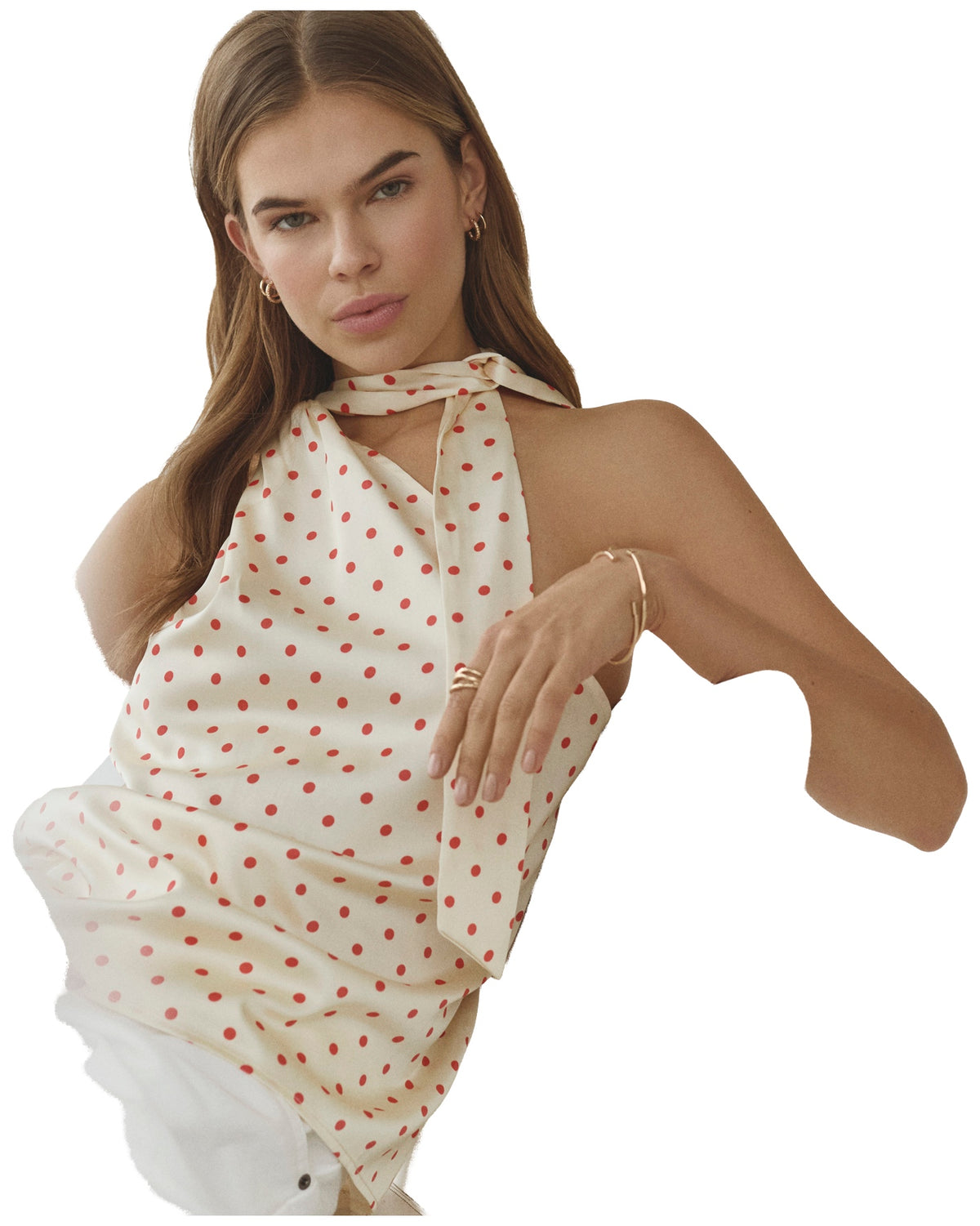 CambriaCC Dot Top 11-Off white - 45126