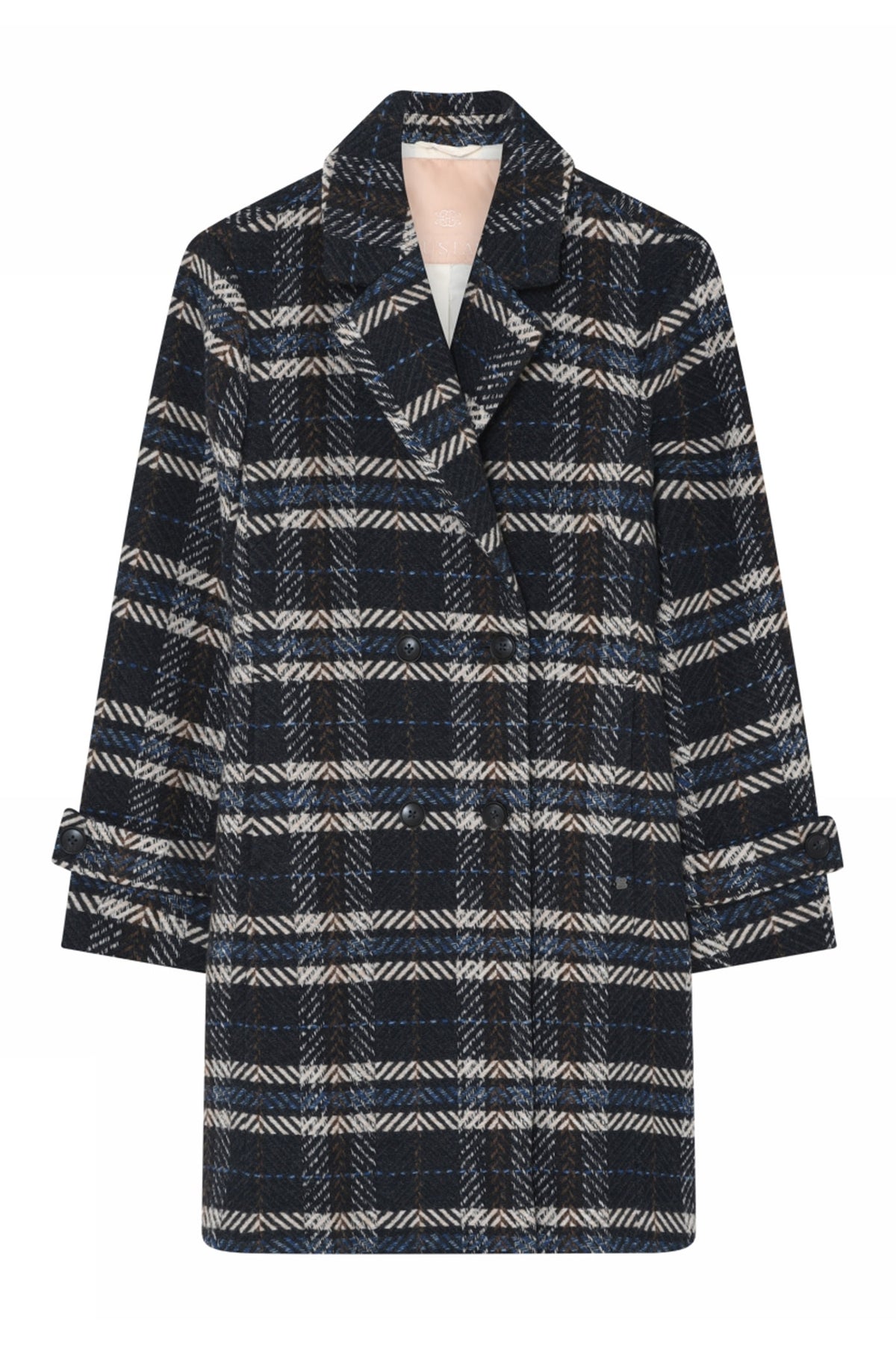Janice, wool coat 91999-Black - 59302/6993