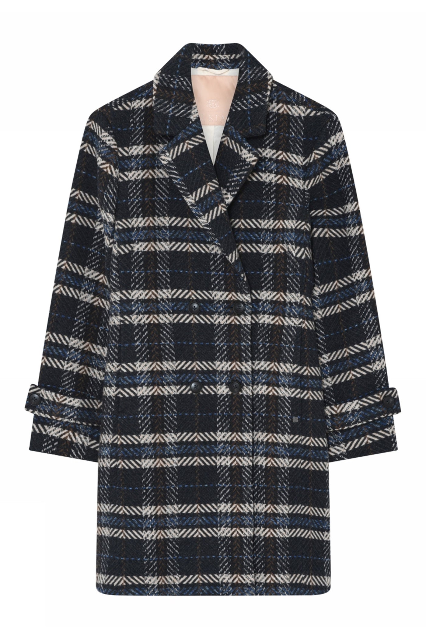 Janice, wool coat 91999-Black - 59302/6993