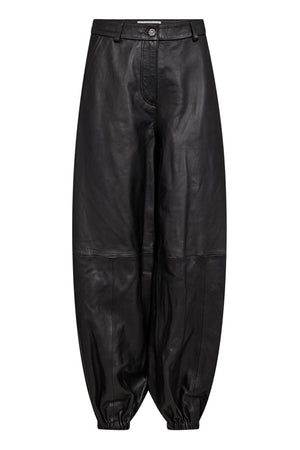 Jasmin Leather Harem Pant Black - HL10541