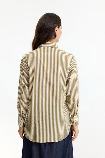 Jasmina shirt Olive - 16949 Thumbnail