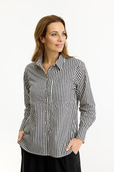 Jasmina shirt SORT - 16949 Thumbnail