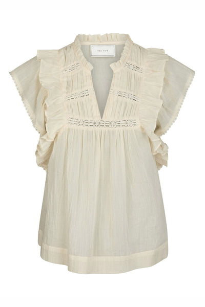 Jayla S Voile Top Light yellow - 159881 Thumbnail