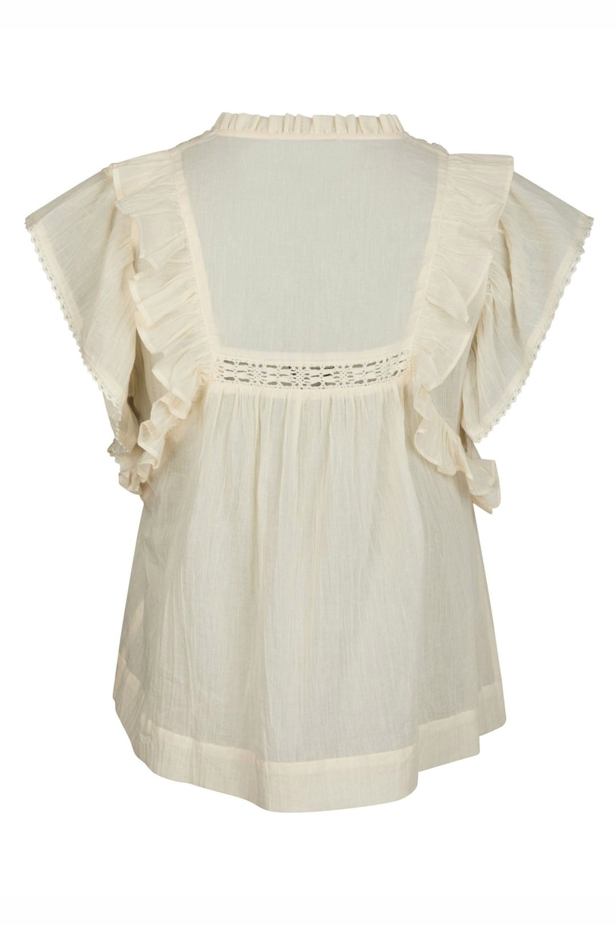 Jayla S Voile Top Light yellow - 159881