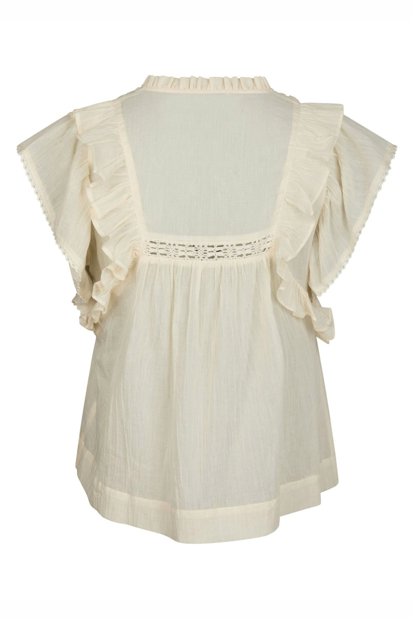 Jayla S Voile Top Light yellow - 159881