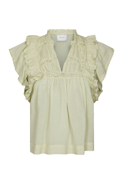 Jayla S Voile Top PISTACHIO - 159881 Thumbnail