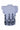 Jayla Stripe Embroidery Top Blue - 168997