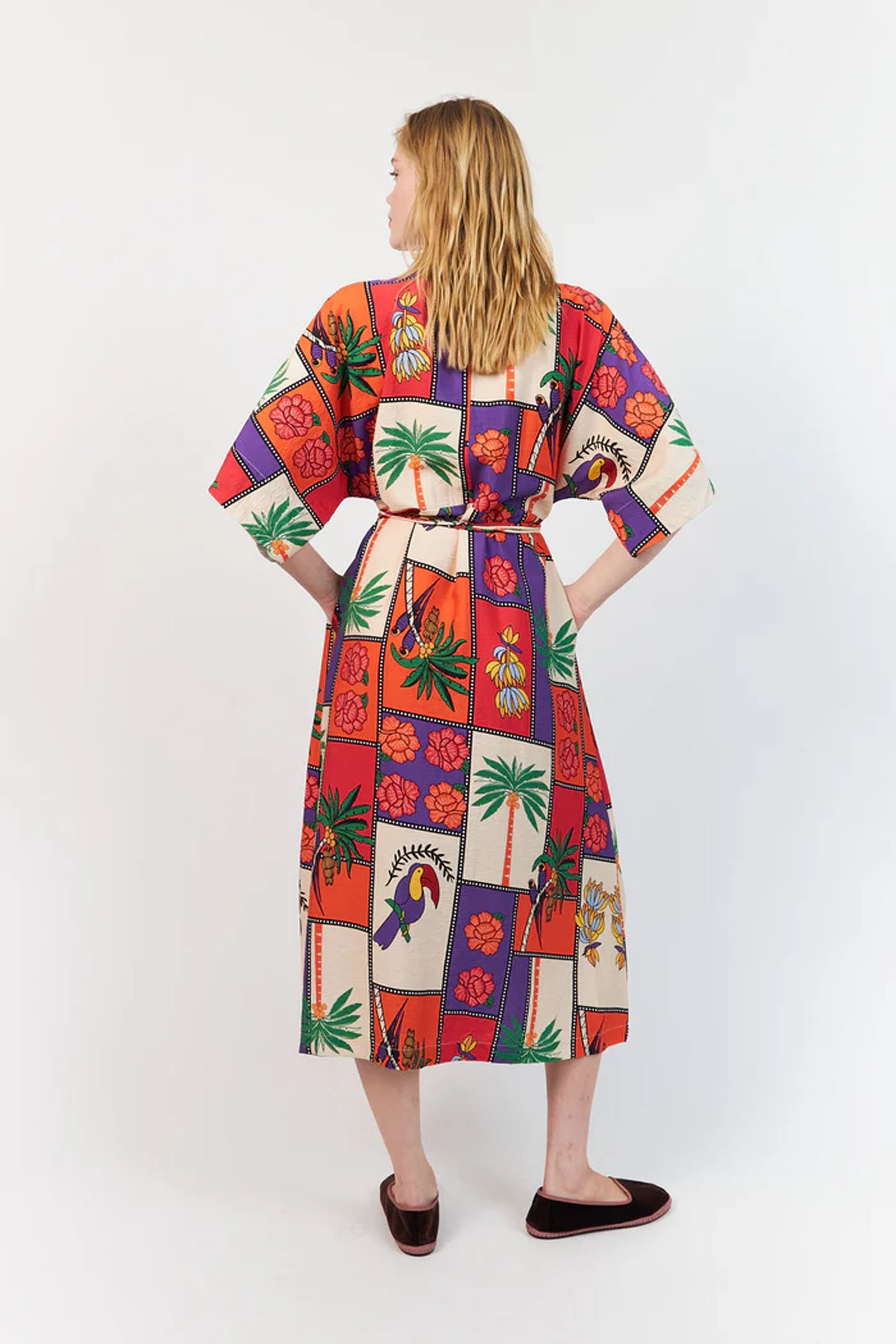 JemimaLL Maxi Dress 3/4 70 Multi - 26264-3020