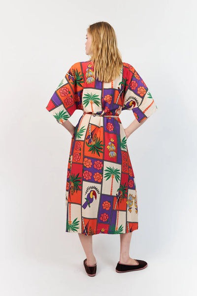 JemimaLL Maxi Dress 3/4 70 Multi - 26264-3020 Thumbnail