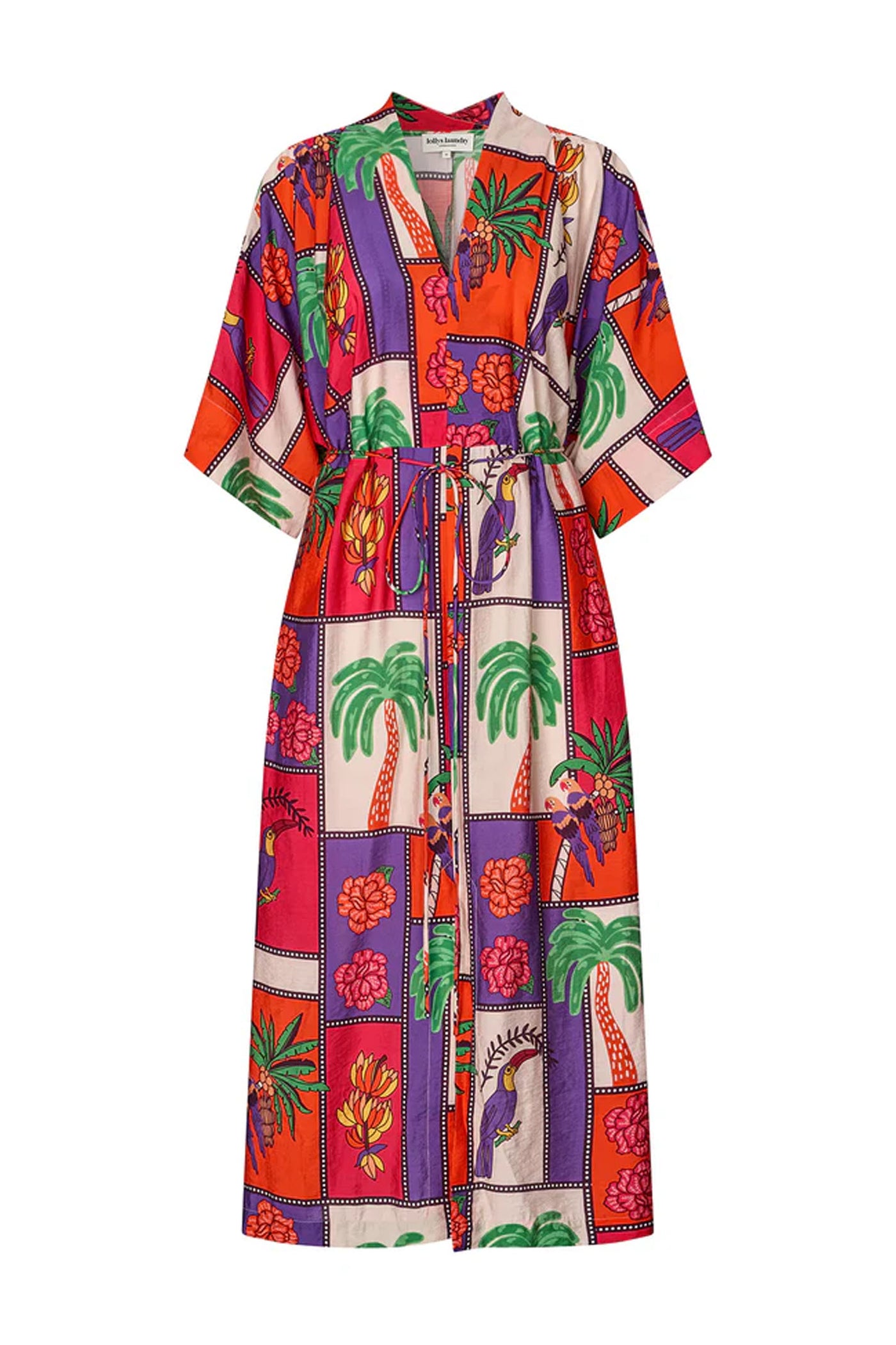 JemimaLL Maxi Dress 3/4 70 Multi - 26264-3020