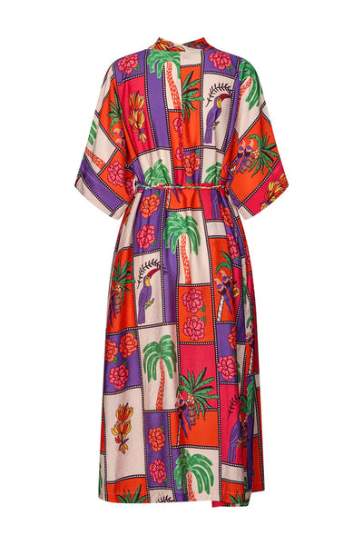 JemimaLL Maxi Dress 3/4 70 Multi - 26264-3020 Thumbnail
