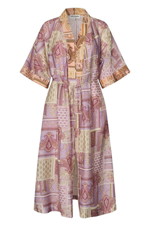 Jemimall Maxi Dress 3/4 MULTI - 26279-3028