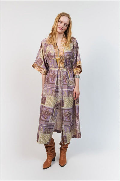 Jemimall Maxi Dress 3/4 MULTI - 26279-3028 Thumbnail