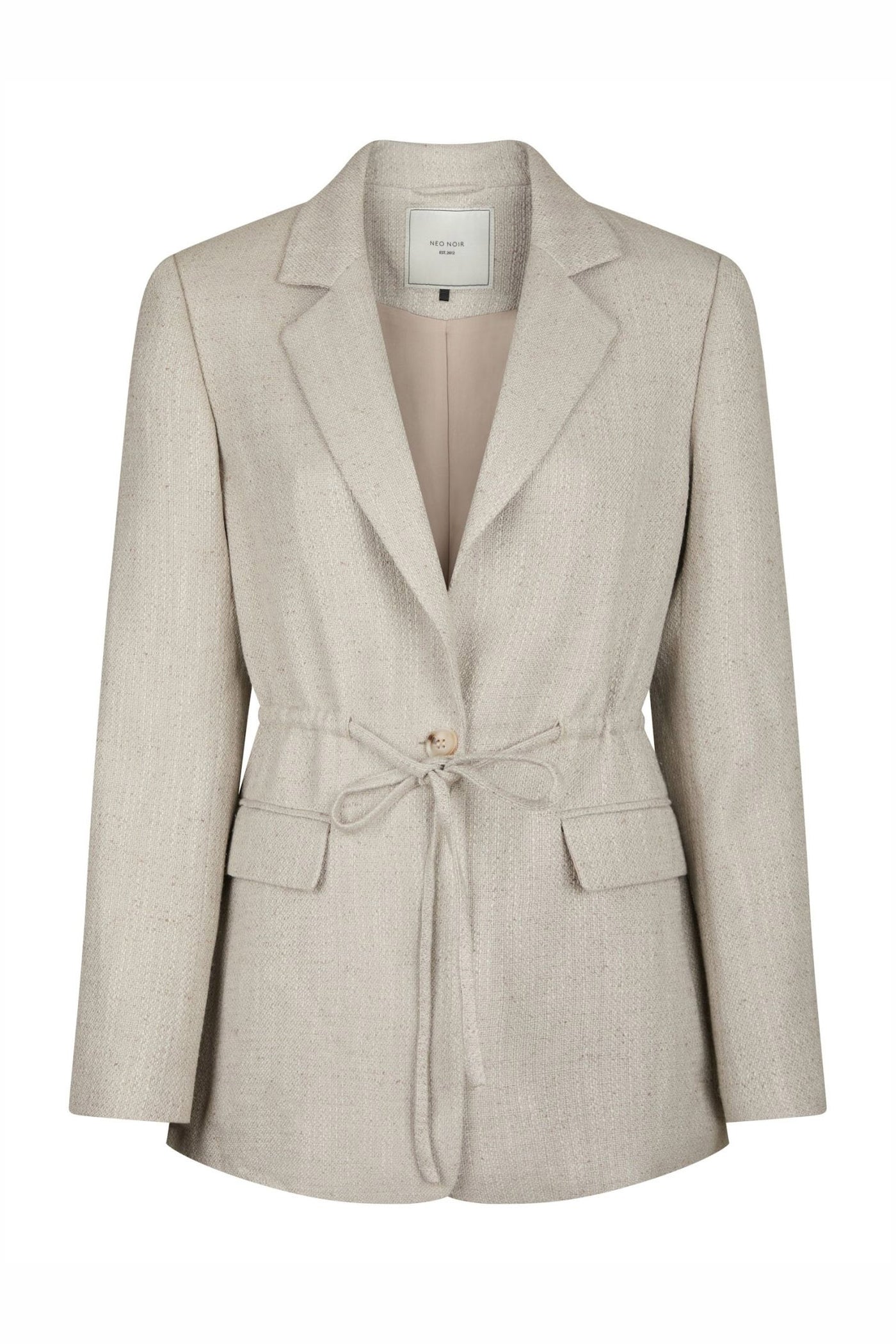 Jemmie Boucl. Blazer Natural - 168251