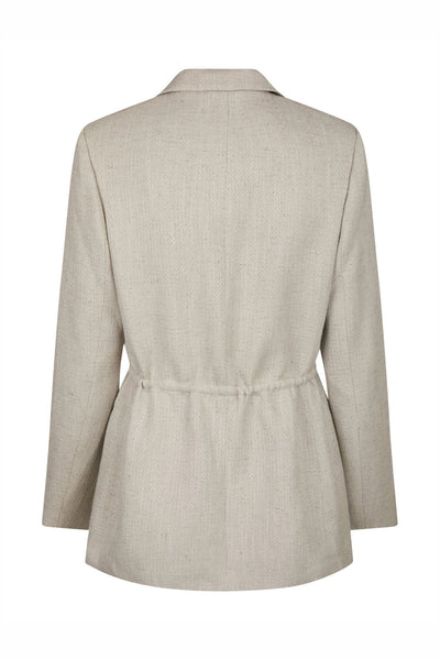 Jemmie Boucl. Blazer Natural - 168251 Thumbnail