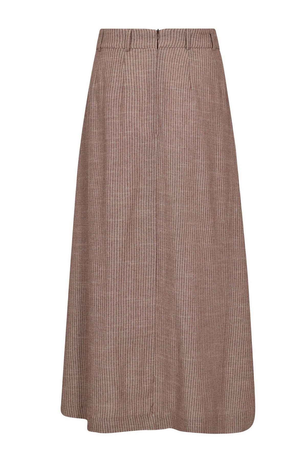JihoCC Anya Pleat Skirt 46-Brown - 44041