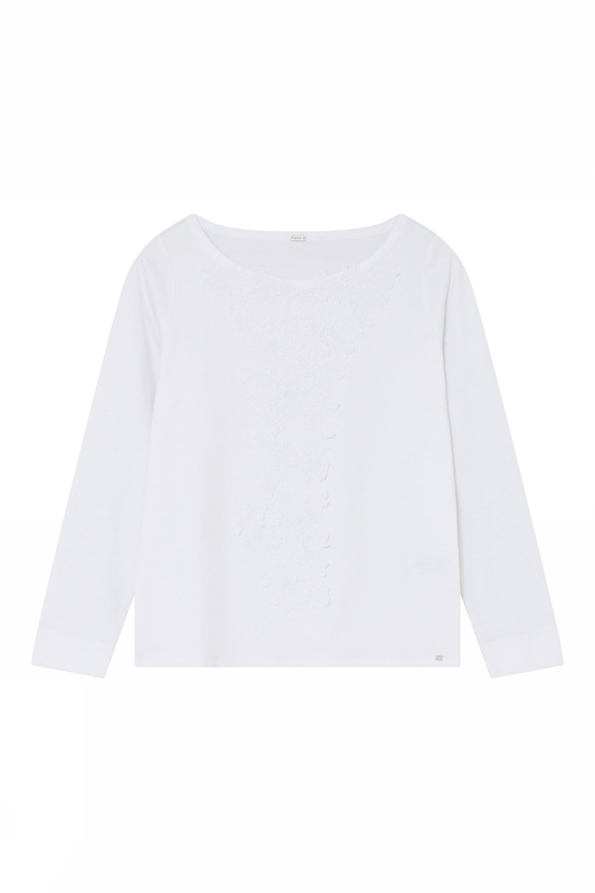 Jill, t-shirt L/S 1000-White - 60704/1515