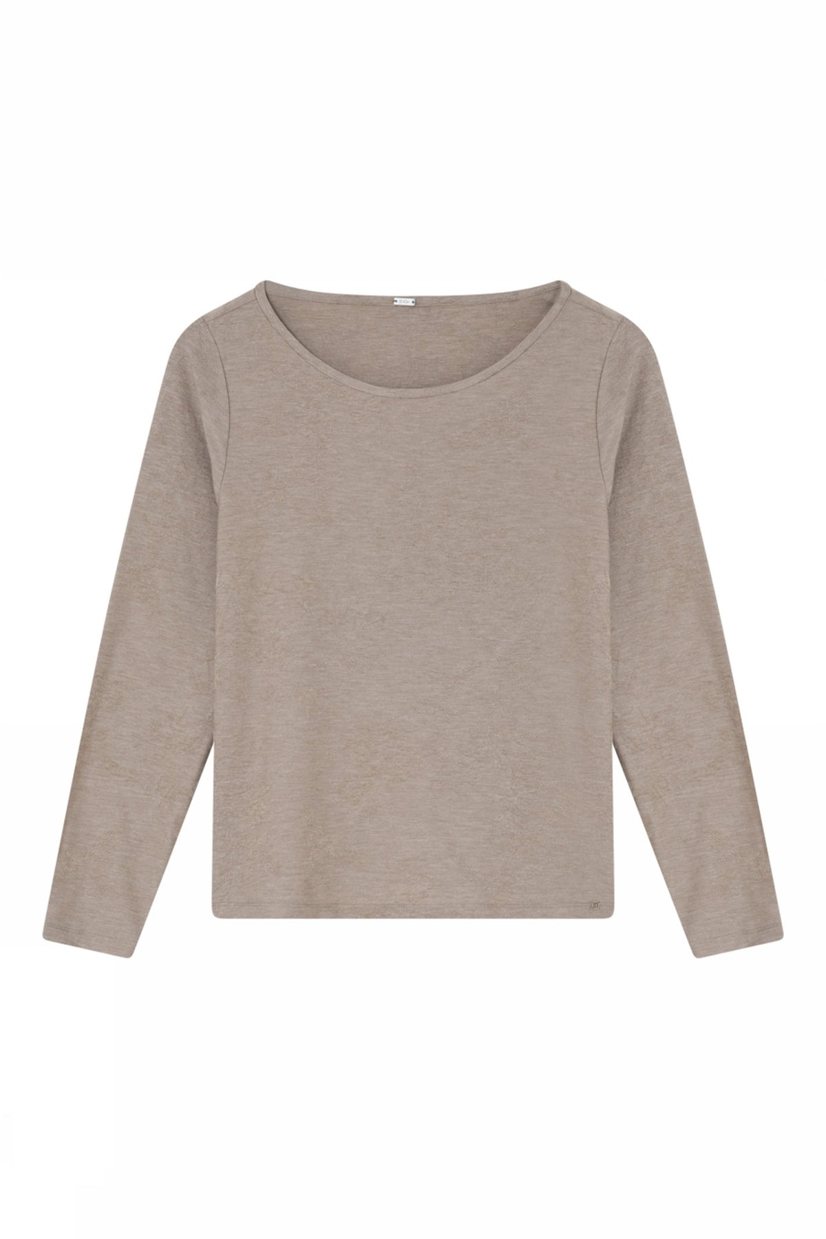 Jill, t-shirt L/S 92072-Mocha - 60709/1512
