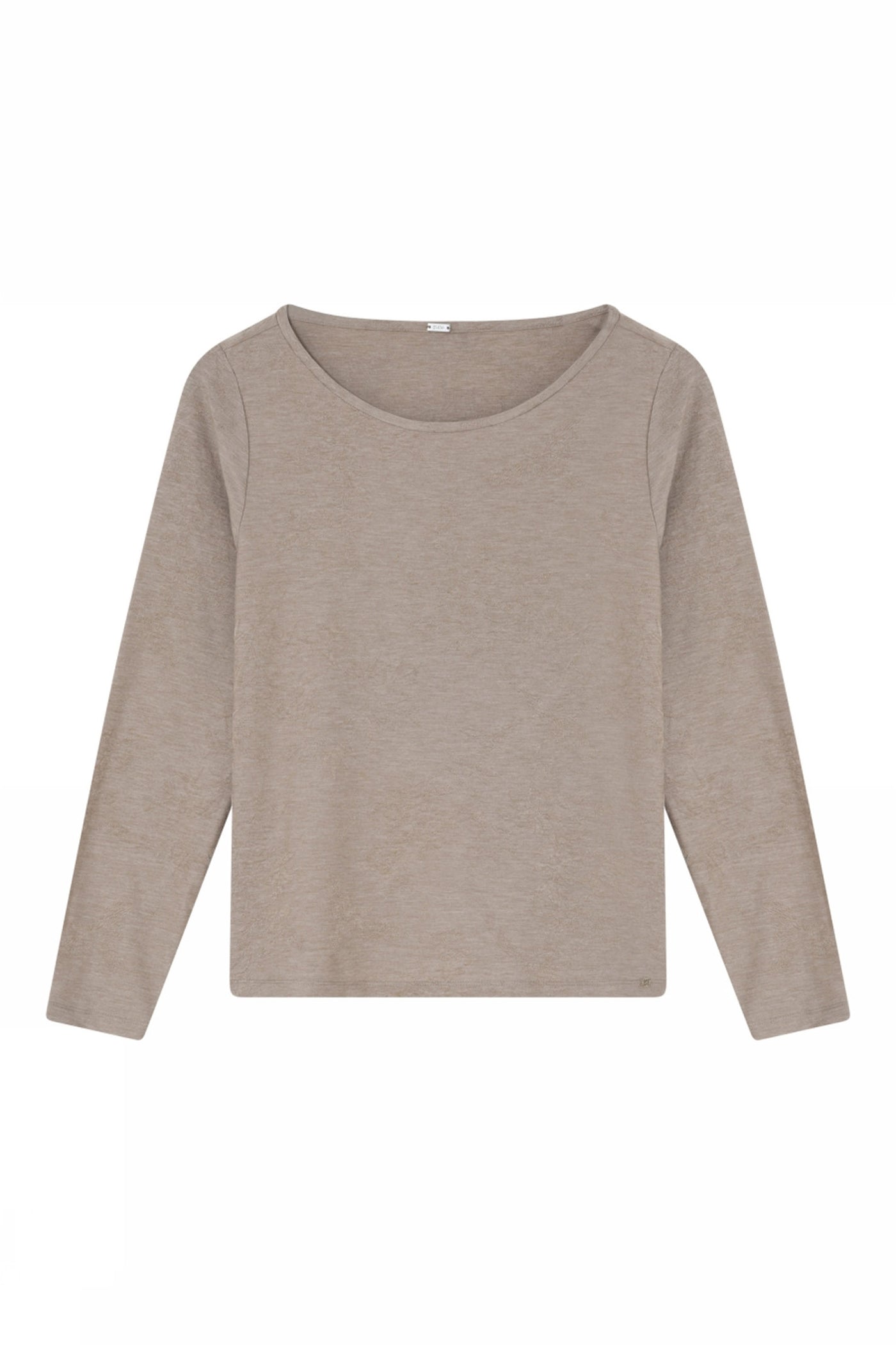 Jill, t-shirt L/S 92072-Mocha - 60709/1512