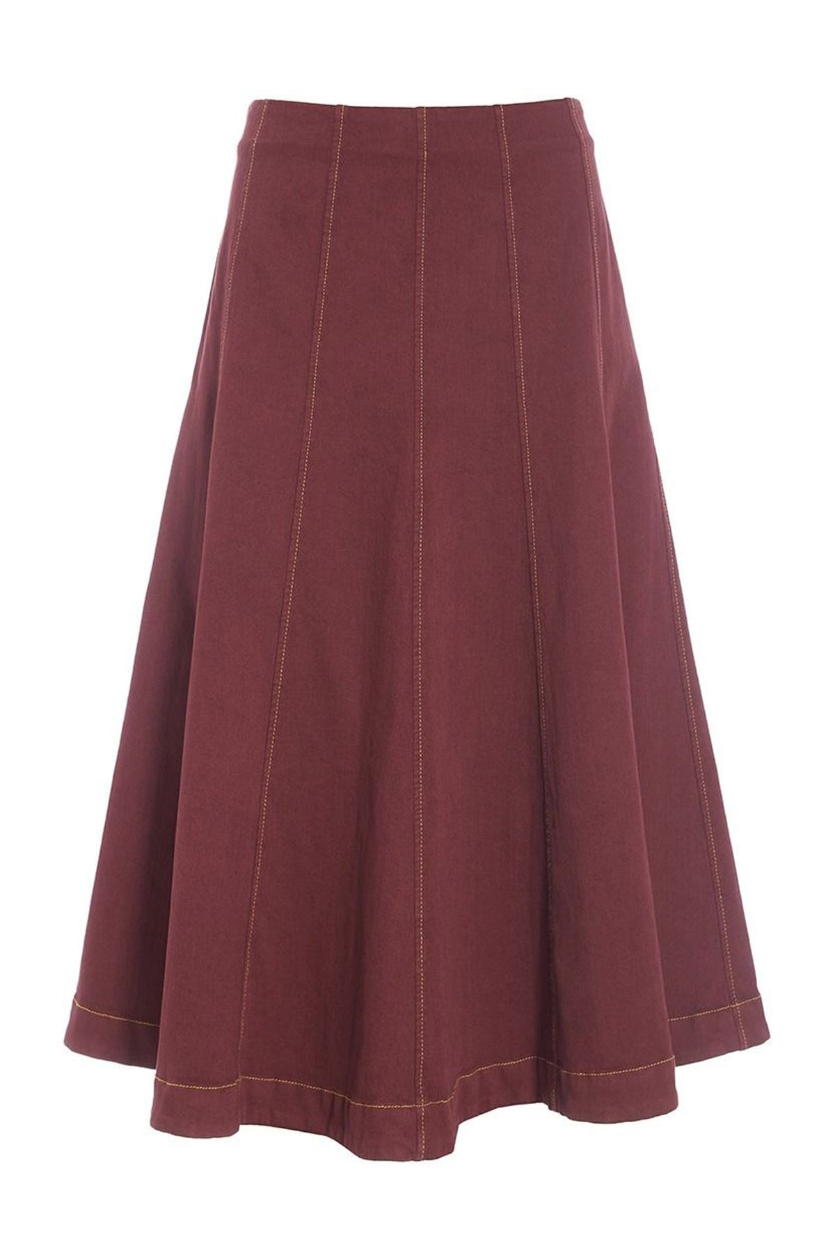 Jinzu maxi nederdel Maroon - 257-2445-5413