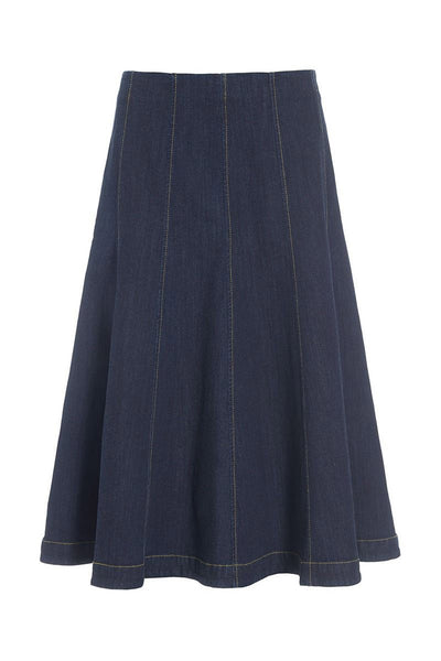 Jinzu nederdel Dark Jeans Blue - 257-2445-5412 Thumbnail