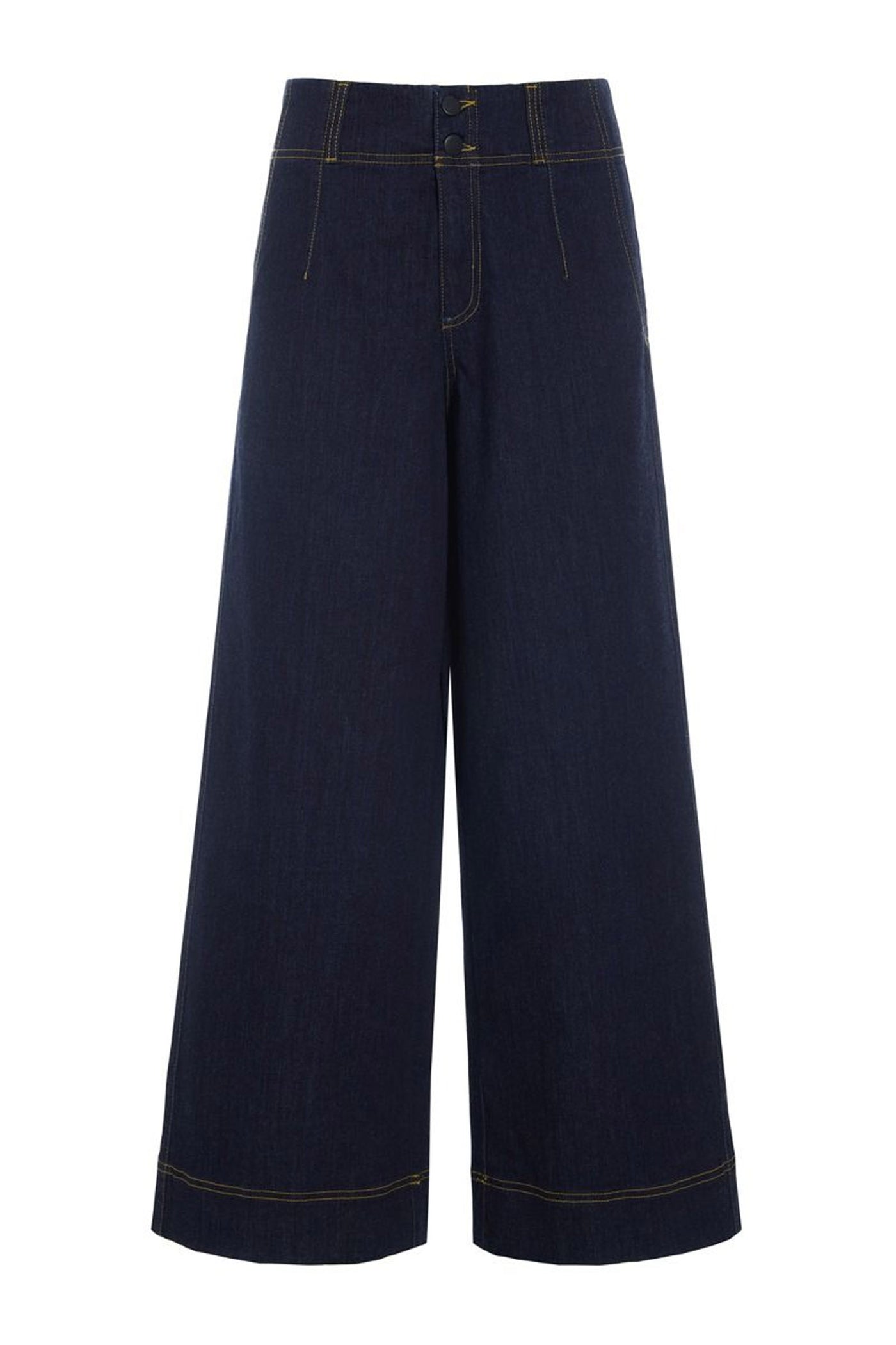 Jinzu vide bukser Dark Denim - 261-2445-5607
