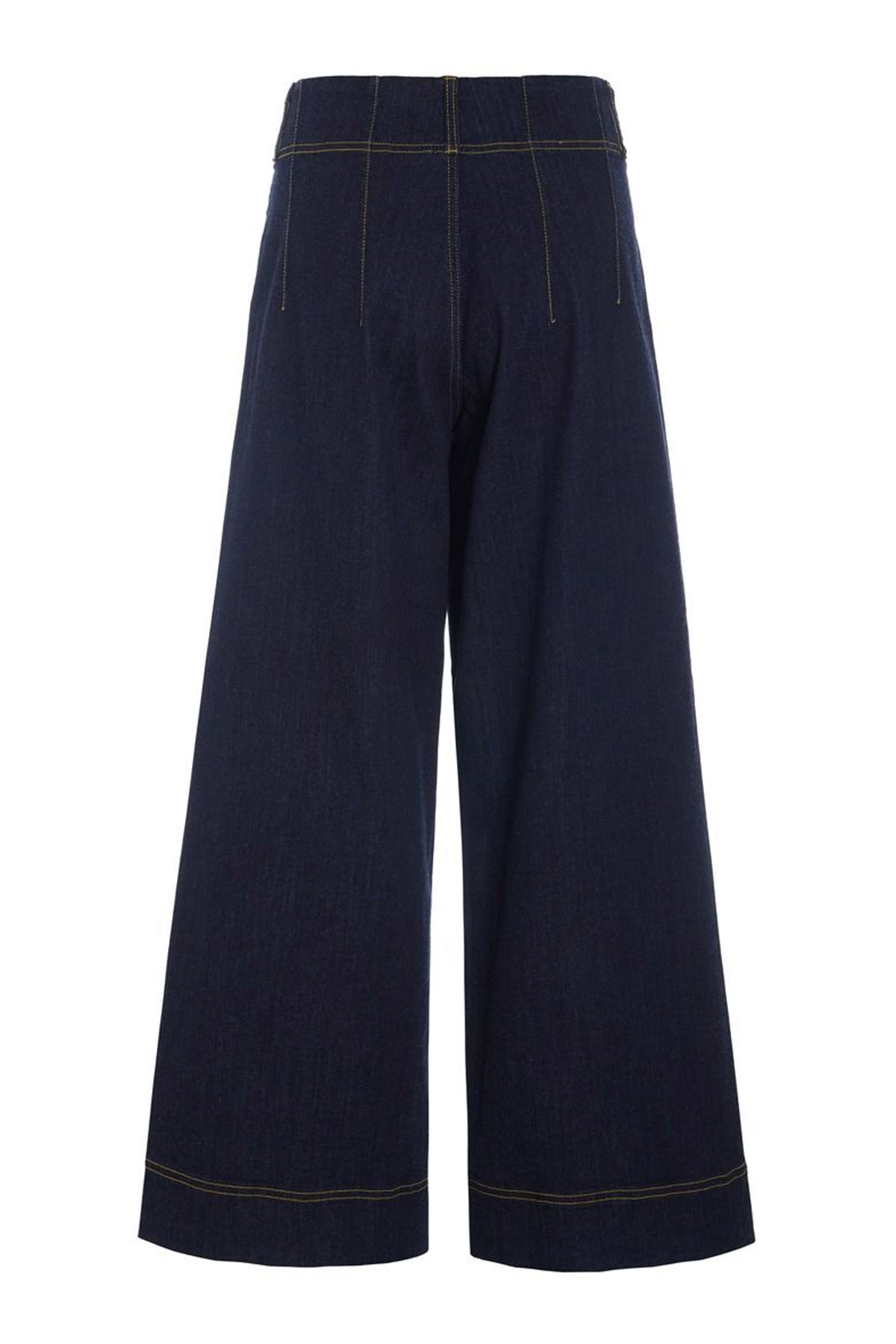 Jinzu vide bukser Dark Denim - 261-2445-5607