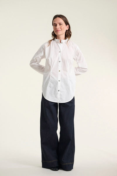 Jinzu vide bukser Dark Denim - 261-2445-5607 Thumbnail