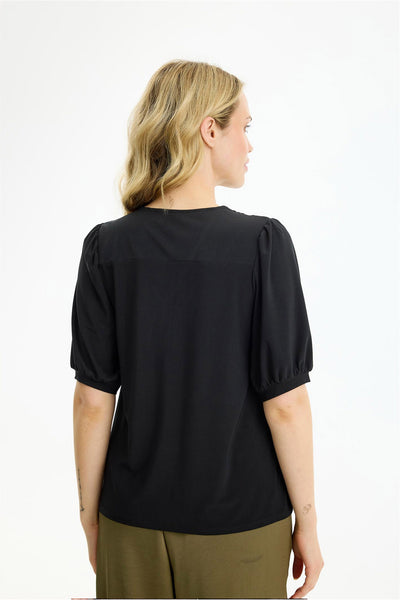 Jo blouse 1/2 sleeves SORT - 17249 Thumbnail