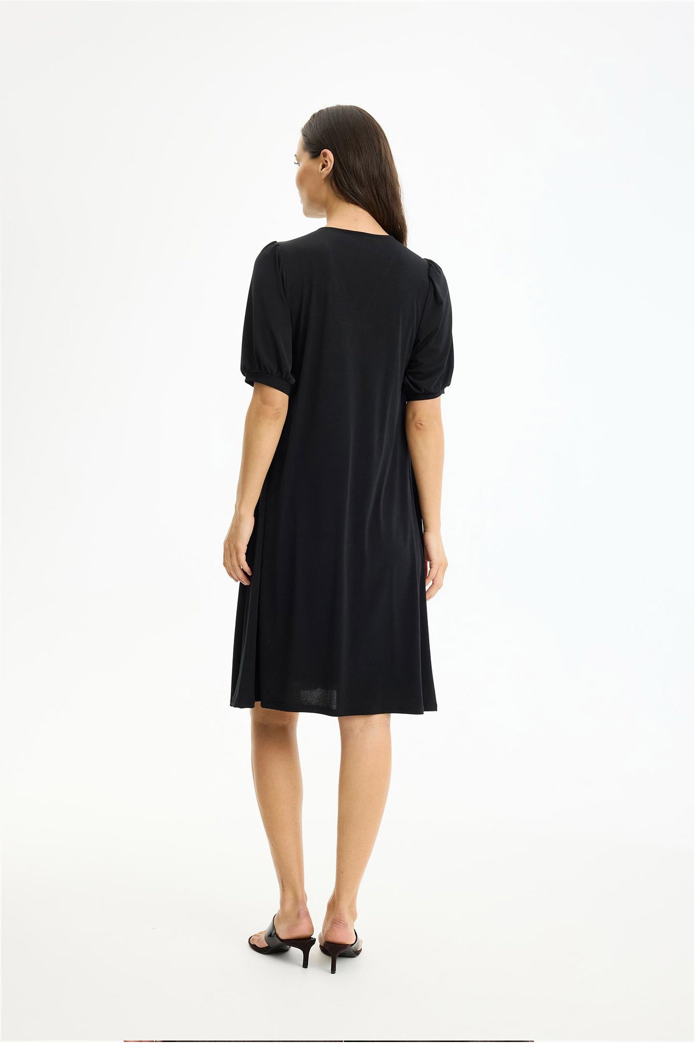 Jo dress 1/2 sleeves SORT - 17248