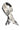 Joly, printed silk scarf 81193-Pale Sand - 59805/4039