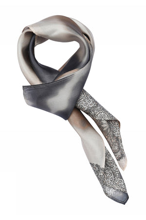 Joly, printed silk scarf 82020-Beige/Sand - 60803/4039