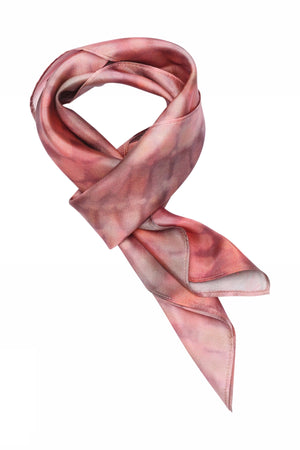 Joly, printed silk scarf 85420-Red Tones - 60803/4039