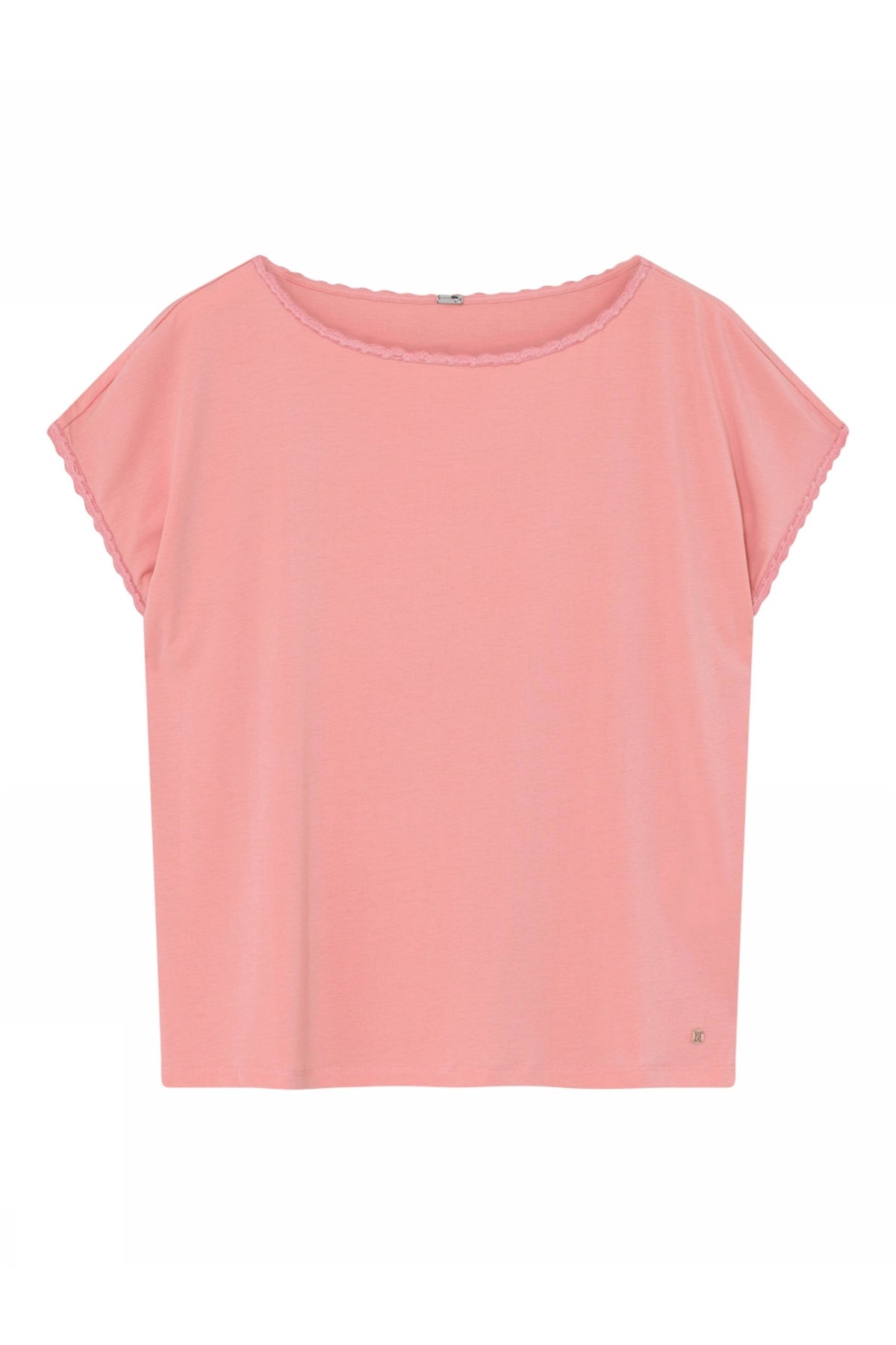 Josia, jersey top 6599-Neon Coral - 61707/1616