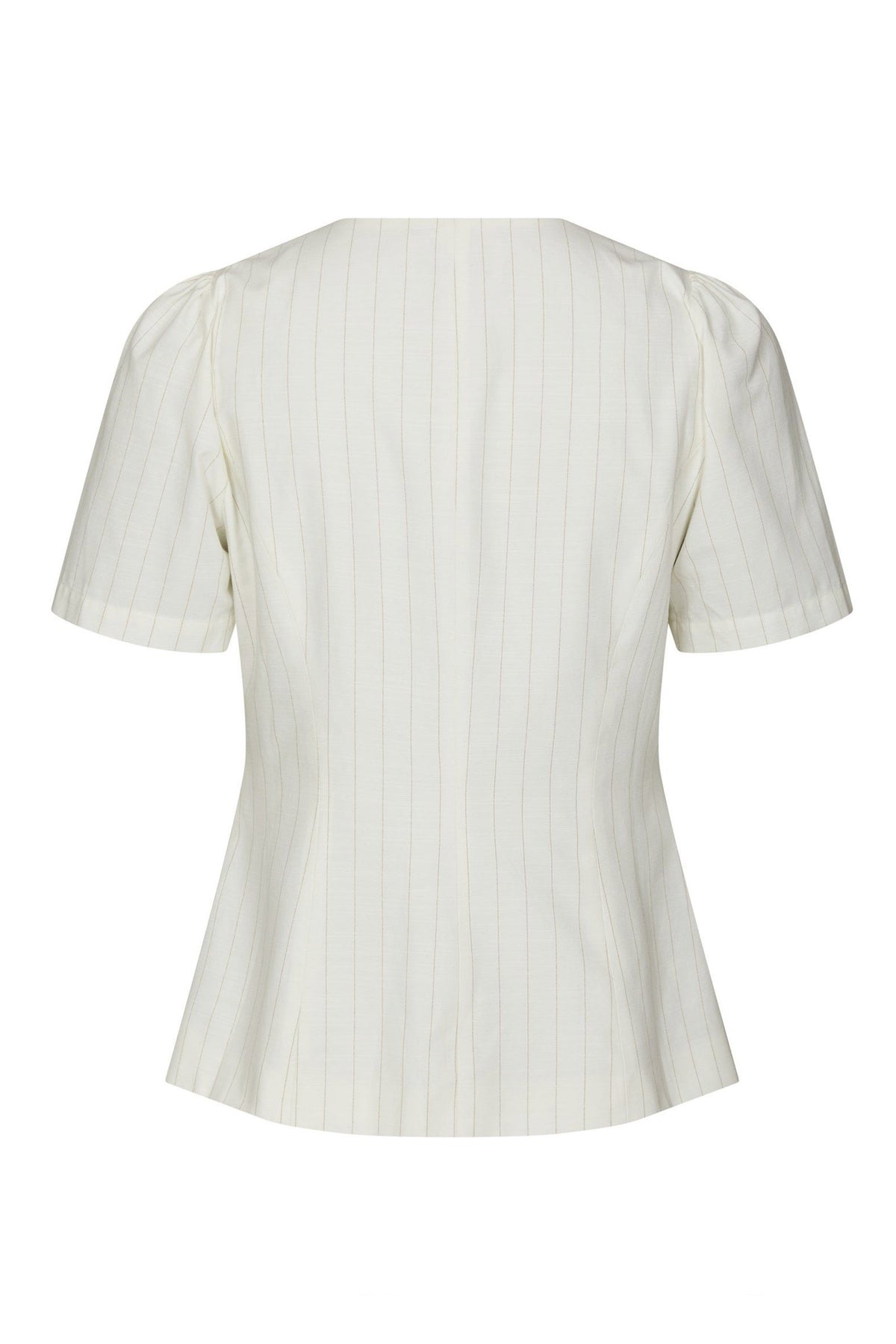 Jules Summer Stripe Blouse Taupe Stripe - 168850