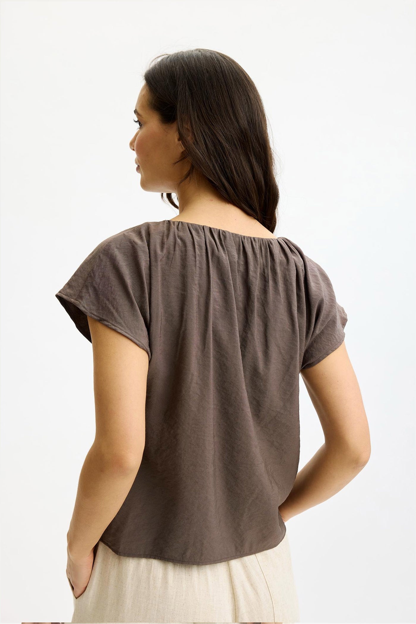 Juliane blouse Mocca - 17071
