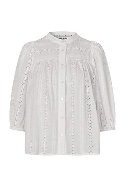 Junell Shirt 3/4 White - 26223-1004 Thumbnail