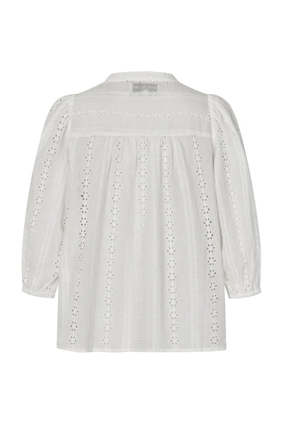 Junell Shirt 3/4 White - 26223-1004 Thumbnail