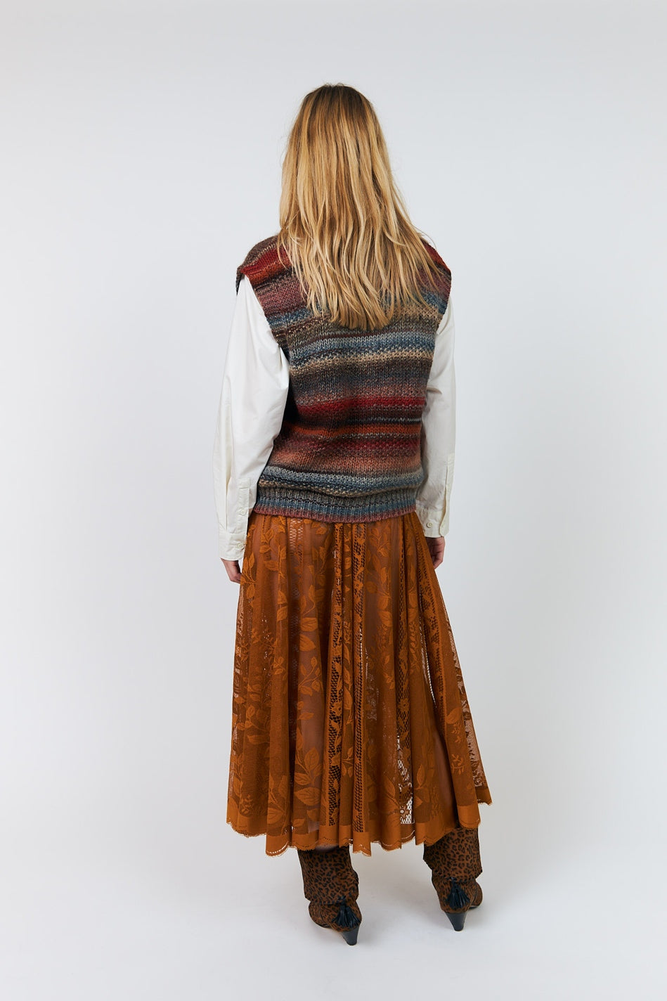 Collinsll Midi Skirt RUST - 26493-2035