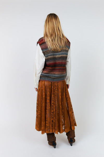 Collinsll Midi Skirt RUST - 26493-2035 Thumbnail