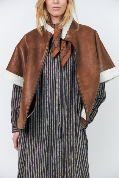 Samall Coat Sl Brown - 26486-7007 Thumbnail