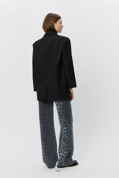 KAISW OVERSIZE BLAZER 1000 Black - SNOS698 Thumbnail