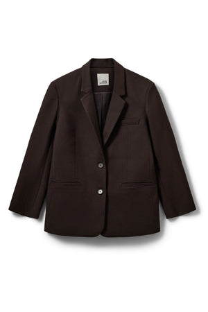 KAISW OVERSIZE BLAZER 7025 Dark brown - SNOS698