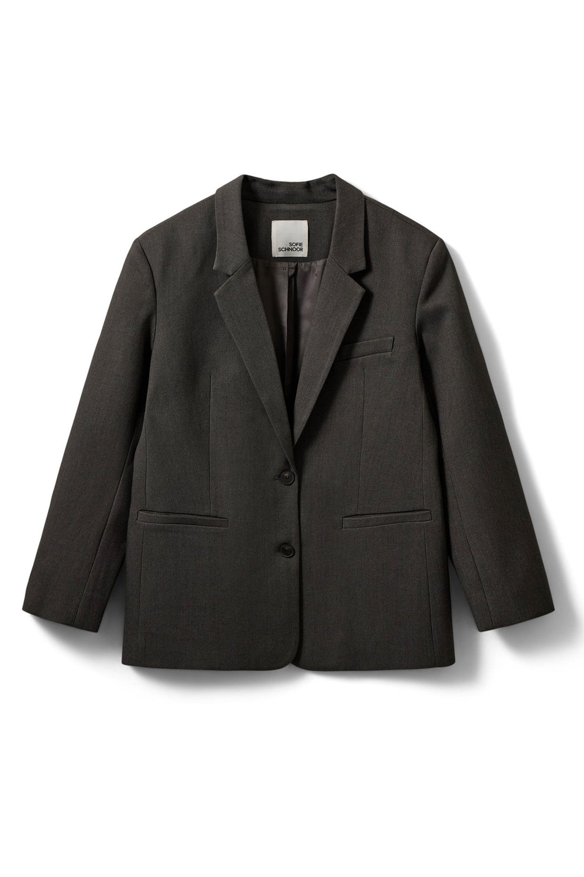 KAISW OVERSIZE BLAZER 8000 Grey Melange - SNOS698