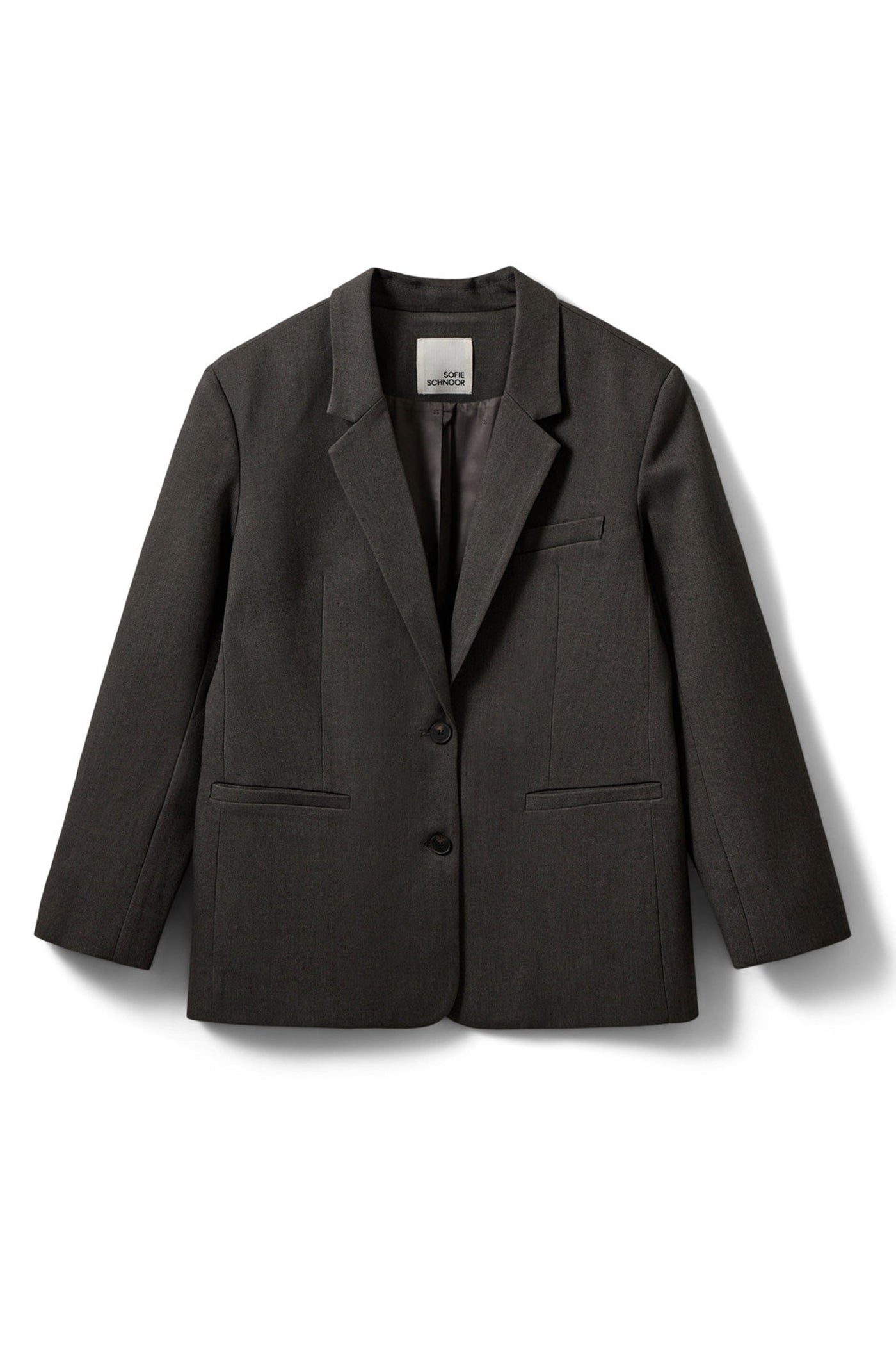 KAISW OVERSIZE BLAZER 8000 Grey Melange - SNOS698